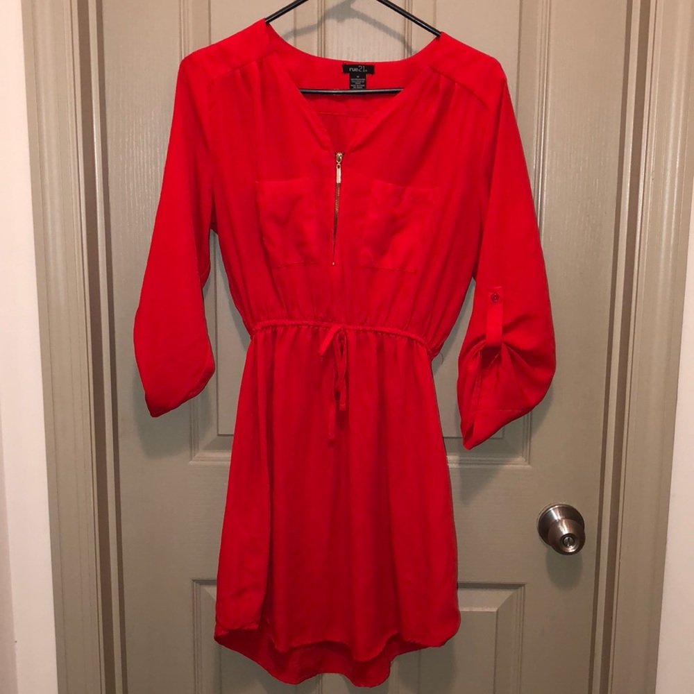 Red dress